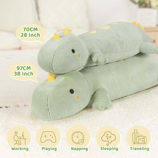 图片 恐龙毛绒身体枕