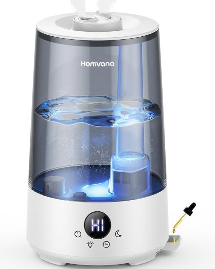 图片  Homvana Humidifiers for Bedroom Home, 3.6L Cool Mist Top-Fill 