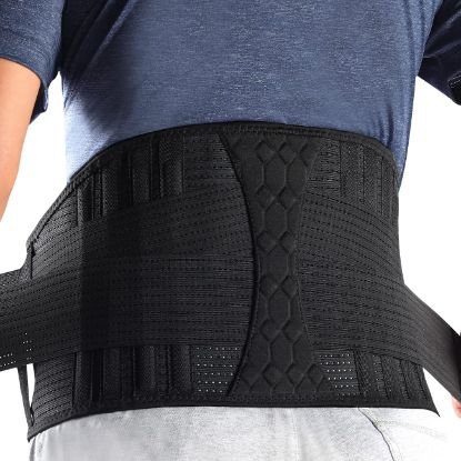图片  Racbeuk Lumbar Support Belt Lower Back Brace for Lifting,
